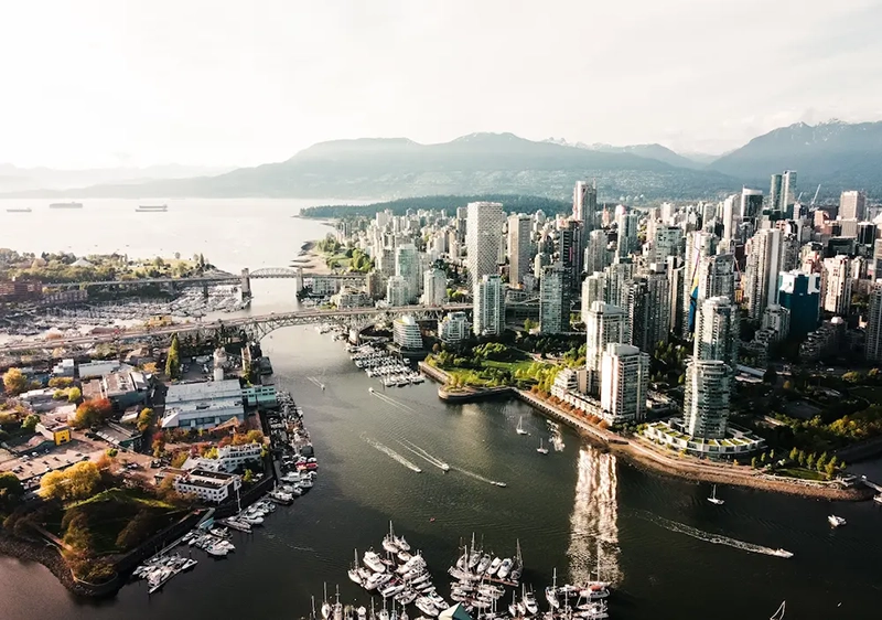 a overview of Vancouver BC